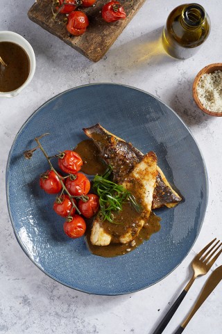 דג-בחמאת-שום-שחור